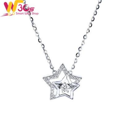 Dây Chuyền Nữ Vàng Trắng Lộc Phúc I1C.DNK1048N-W